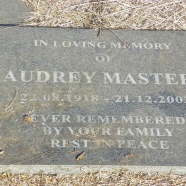 MASTERS Audrey 1918-2002