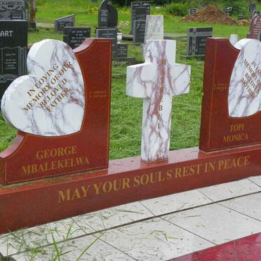 MATHEBULA George Mbalekelwa 1930-1997 &amp; Topi Monica 1934-2008