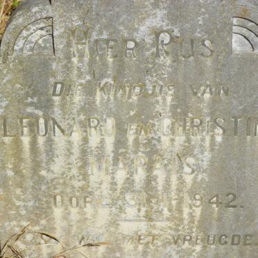 MARAIS Kindjie -1942