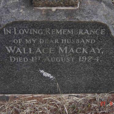 MACKAY Wallace  -1924