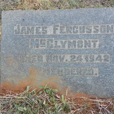 McCLYMONT James Fergusson -1942