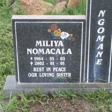 NGOMANE Miliya Nomacala 1964-2002