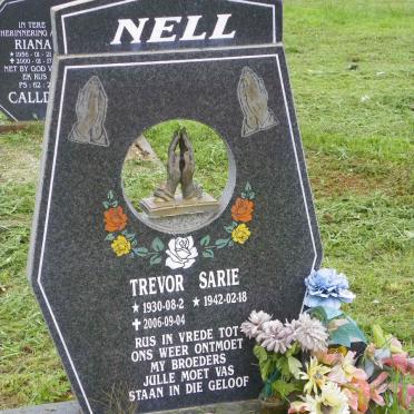 NELL Trevor 1930-2006 &amp; Sarie 1942-