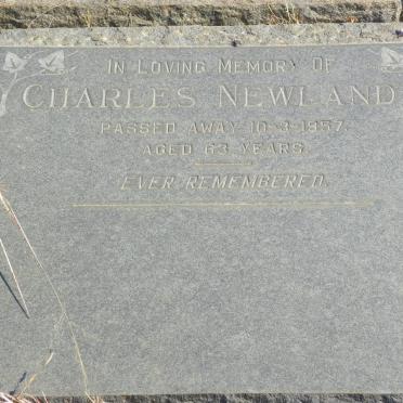 NEWLANDS Charles -1957