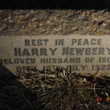 NEWBERY Harry -1922