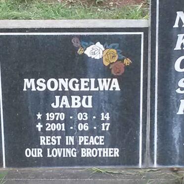 NKOSI Msongelwa Jabu 1970-2001