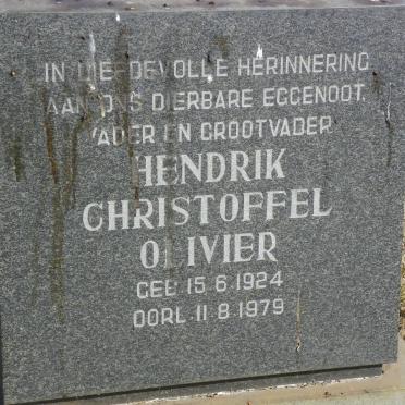 OLIVIER Hendrik Christoffel 1924-1979