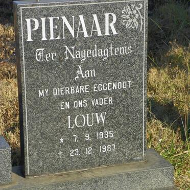 PIENAAR Louw 1935-1987