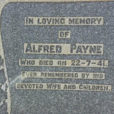 PAYNE Alfred -1941