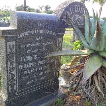 PRETORIUS Jacobus Johannes Phillipus 1904-1961 &amp; Johanna Maria 1906-1973