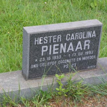 PIENAAR Hester Carolina 1933-1993