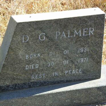 PALMER D.G. 1931-1971