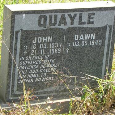 QUAYLE John 1937-1989 &amp; Dawn 1949-