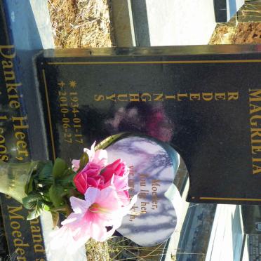 REDELINGHUYS Anna Magrieta 1934-2010