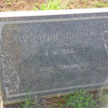 ROBSON Joan Avril -1966