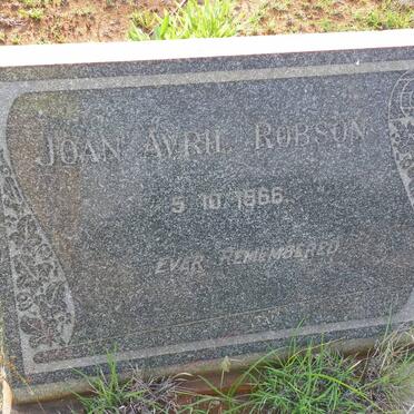 ROBSON Joan Avril -1966