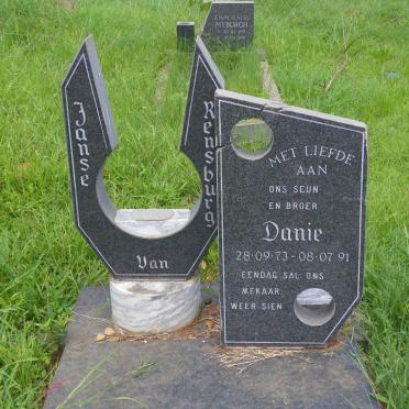 RENSBURG Danie, Janse van 1973-1991