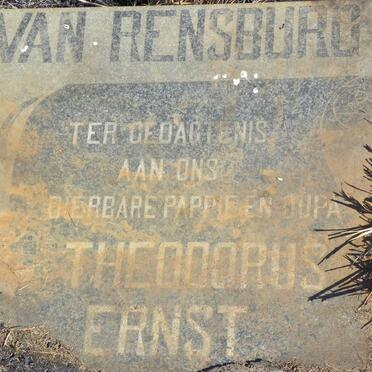 RENSBURG Theodorus Ernst, van