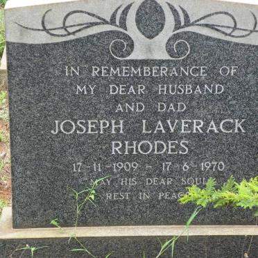 RHODES Joseph Laverack 1909-1970