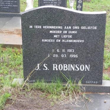 ROBINSON J.S. 1913-1996