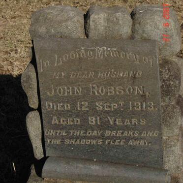 ROBSON John  -1913