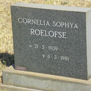 ROELOFSE Cornelia Sophya 1909-1981