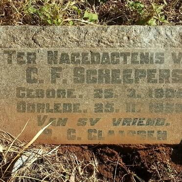 SCHEEPERS C.F. 1906-1959