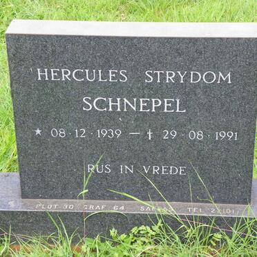 SCHNEPEL Hercules Strydom 1939-1991