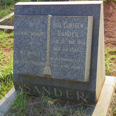 SANDER Roy Curthew -1963