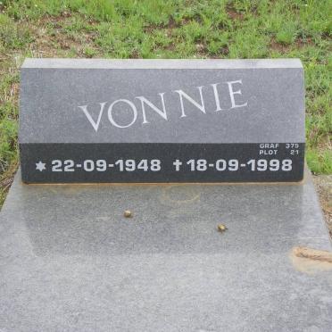 SCHOURIE Marlene Yvonne nee GROBLER 1948-1998