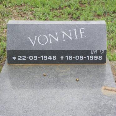 SCHOURIE Marlene Yvonne nee GROBLER 1948-1998