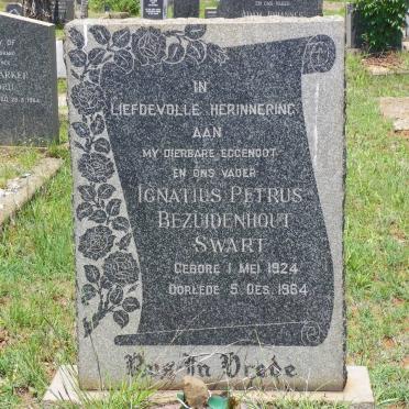 SWART Ignatius Petrus Bezuidenhout 1924-1964