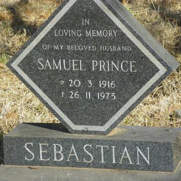 SEBASTIAN Samuel Prince 1916-1975
