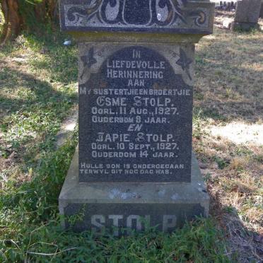 STOLP Esme -1927 :: STOLP Japie -1927