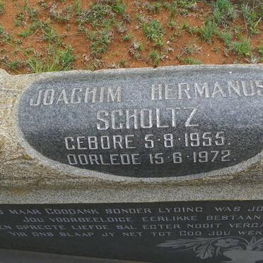 SCHOLTZ Joachim Hermanus 1955-1972