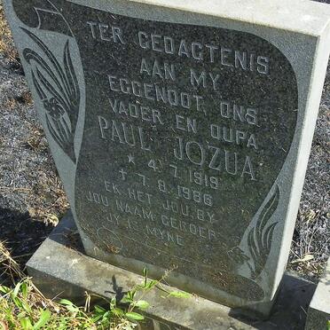 STEYN Paul Jozua 1919-1986