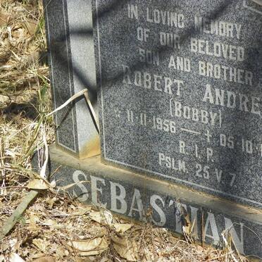 SEBASTIAN Robert Andrew 1956-1975
