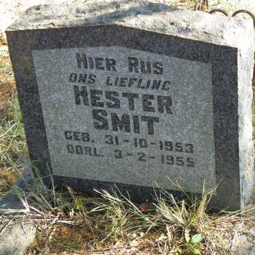 SMIT Hester 1953-1955