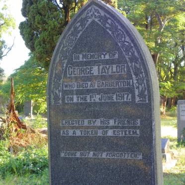 TAYLOR George -1917