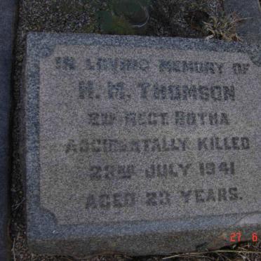 THOMSON Maggie -1923 :: THOMSON Robert 1920-1993 :: THOMSON  H.M. -1941