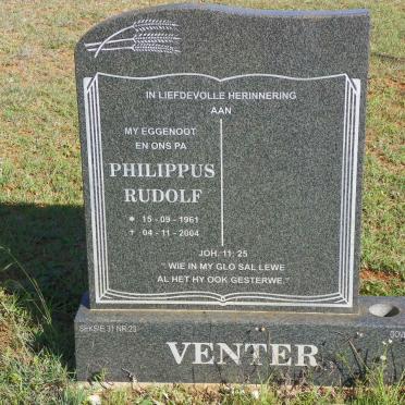 VENTER Philippus Rudolf 1961-2004
