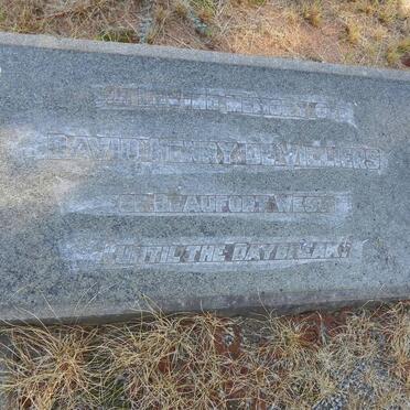 VILLIERS David Henry, de