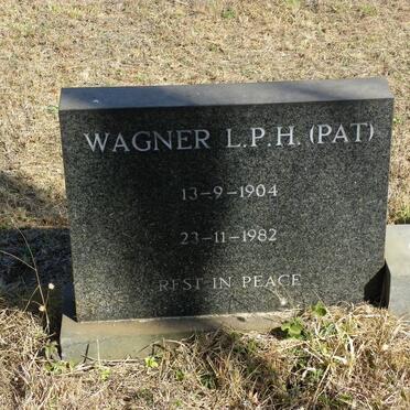 WAGNER L.P.H. 1904-1982