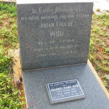 WIID Johan Fouche 1912-1966 &amp; Valerie Mary 1918-2009