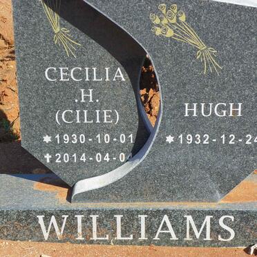 WILLIAMS Hugh 1932- &amp; Cecilia H. 1930-2014