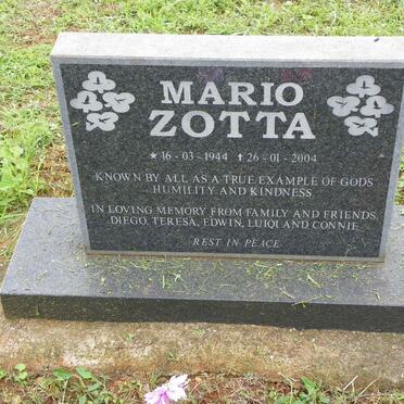 ZOTTA Mario 1944-2004