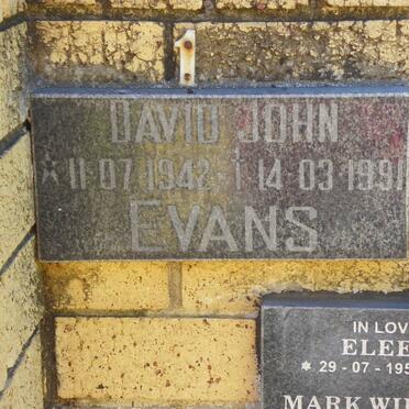 EVANS David John 1942-1991