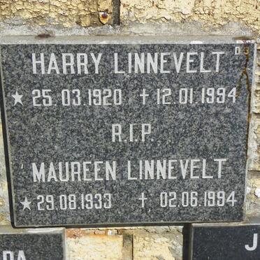 LINNEVELT Harry 1920-1994 &amp; Maureen 1933-1994