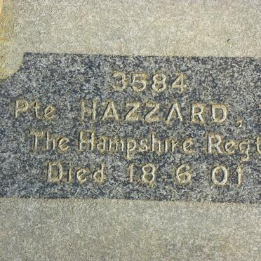 HAZZARD T. -1901