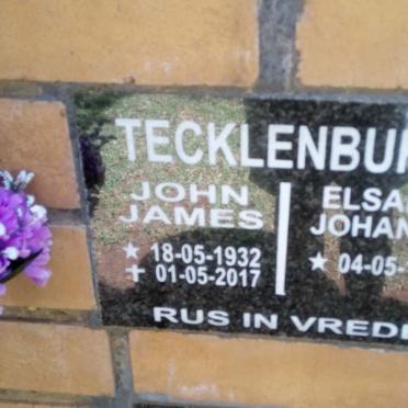 TECKLENBURG John James 1932-2017 &amp; Elsabie Johanna 1941-